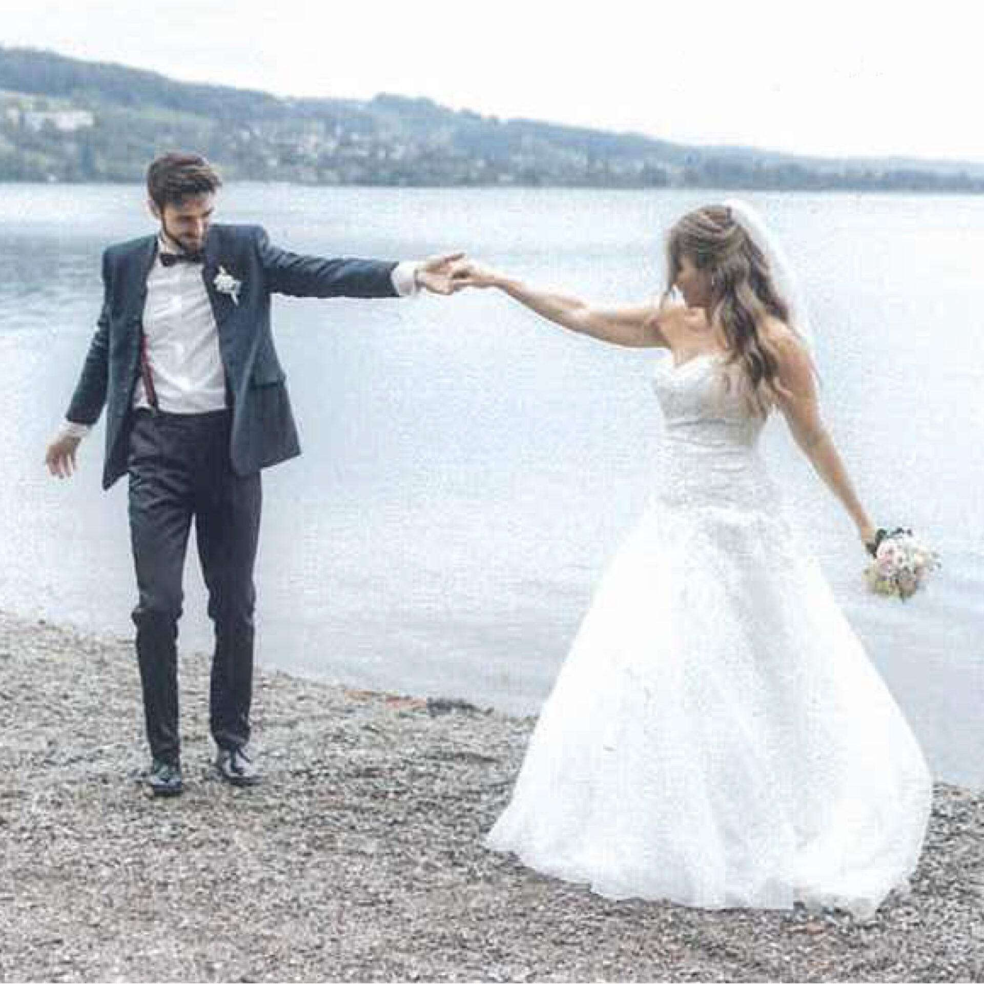 Dankeskarte eines unserer Hochzeitstanzkurs-Paare.